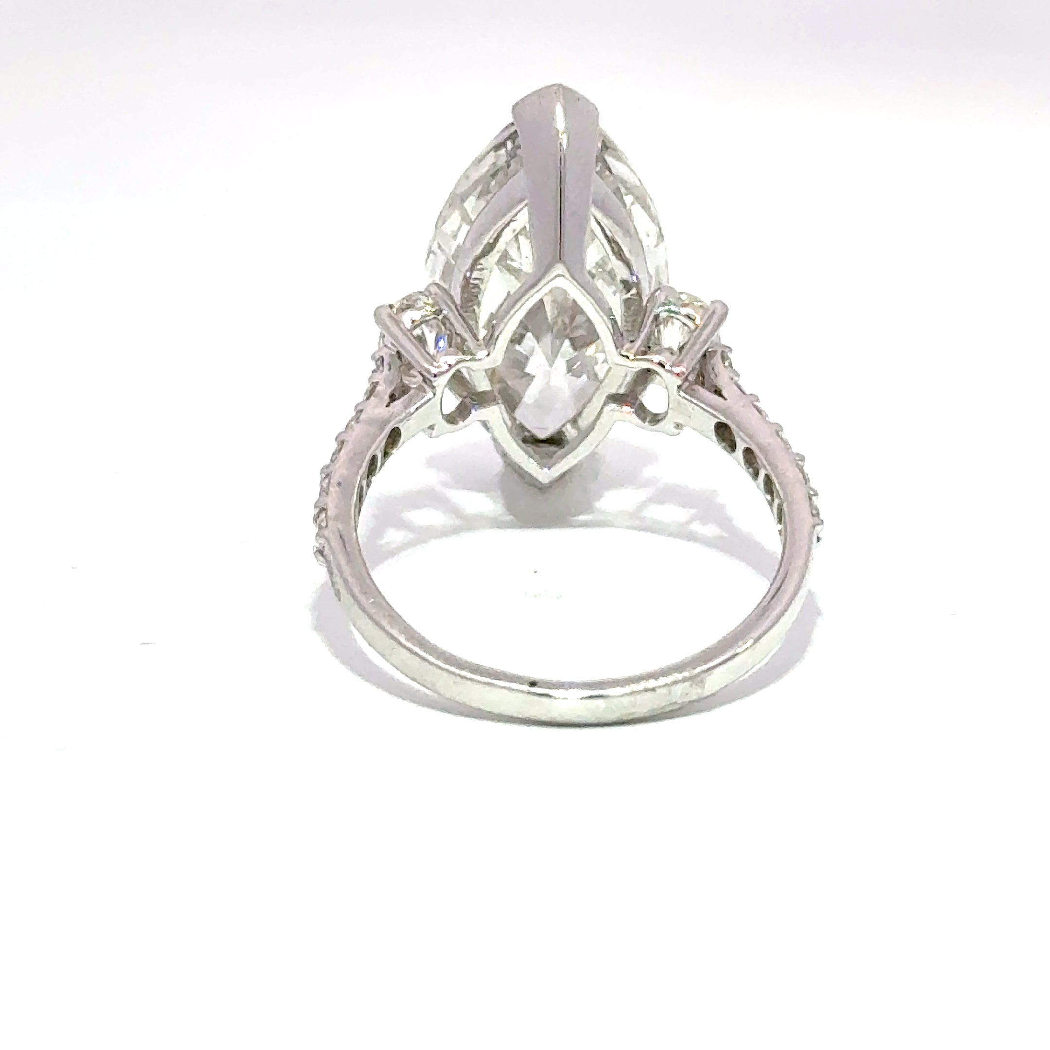 14KW LAB DIAMOND BRIDAL RING 9.85CTW