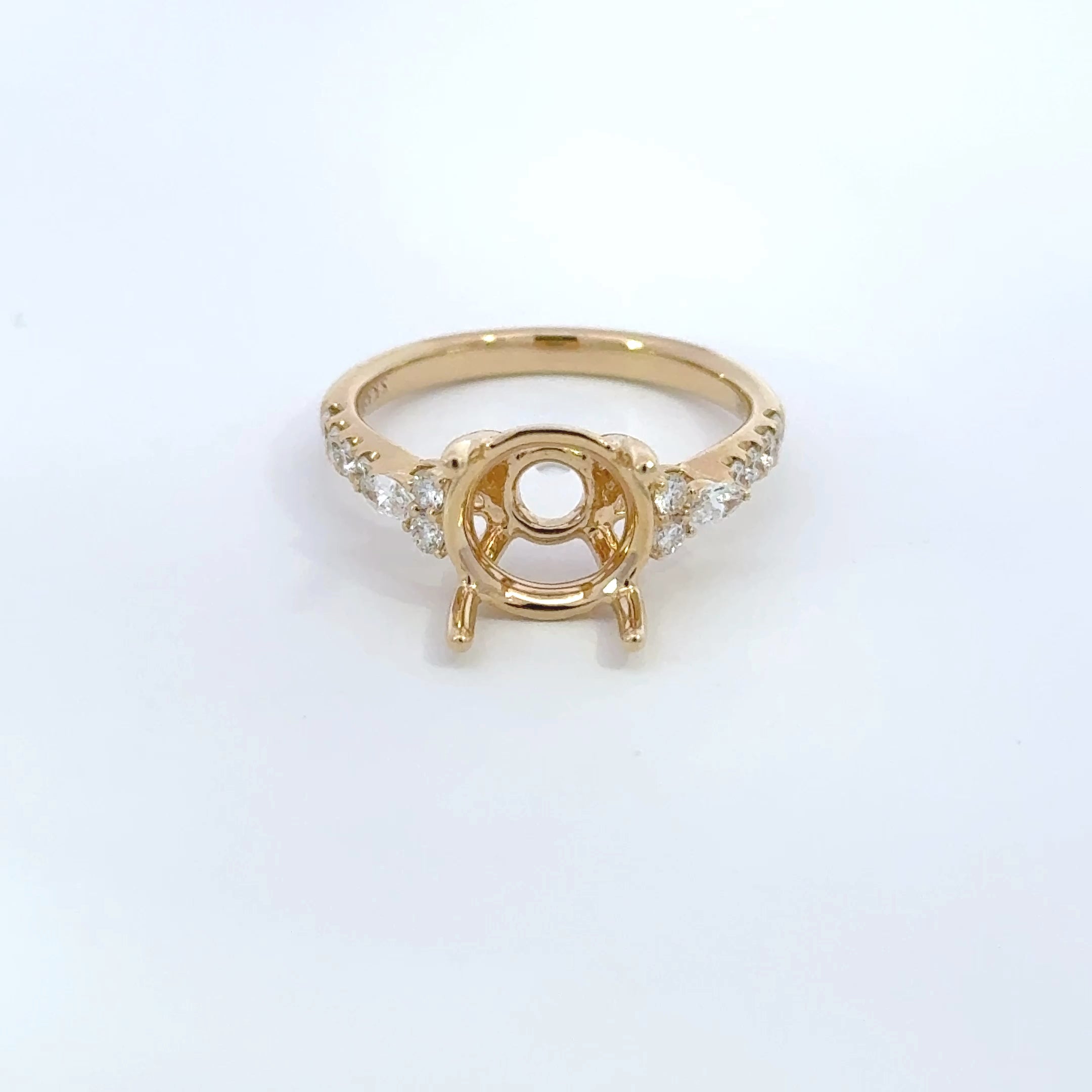 Aura Semi-Mount Engagement Ring