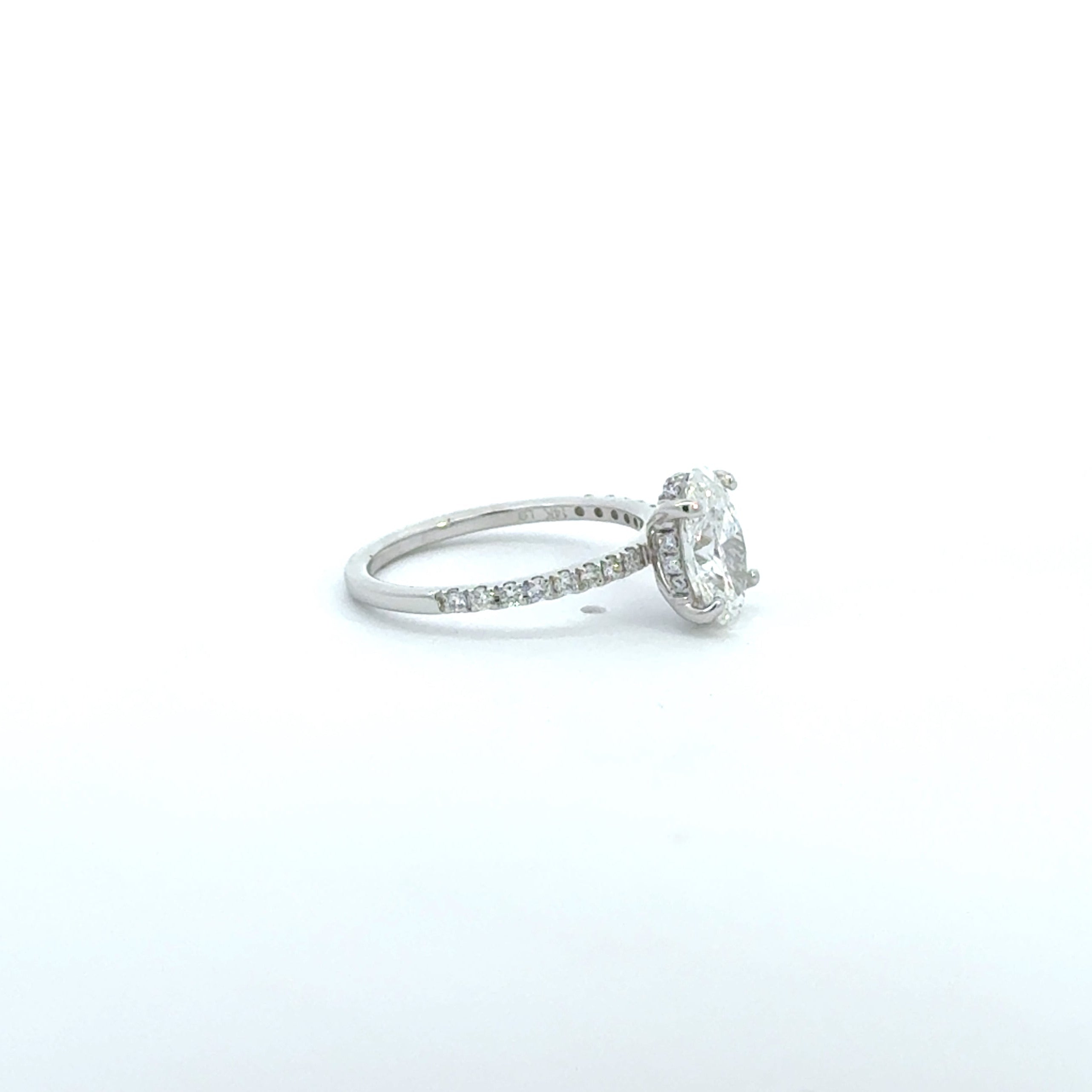 Maia Oval Lab Diamond Engagement Ring