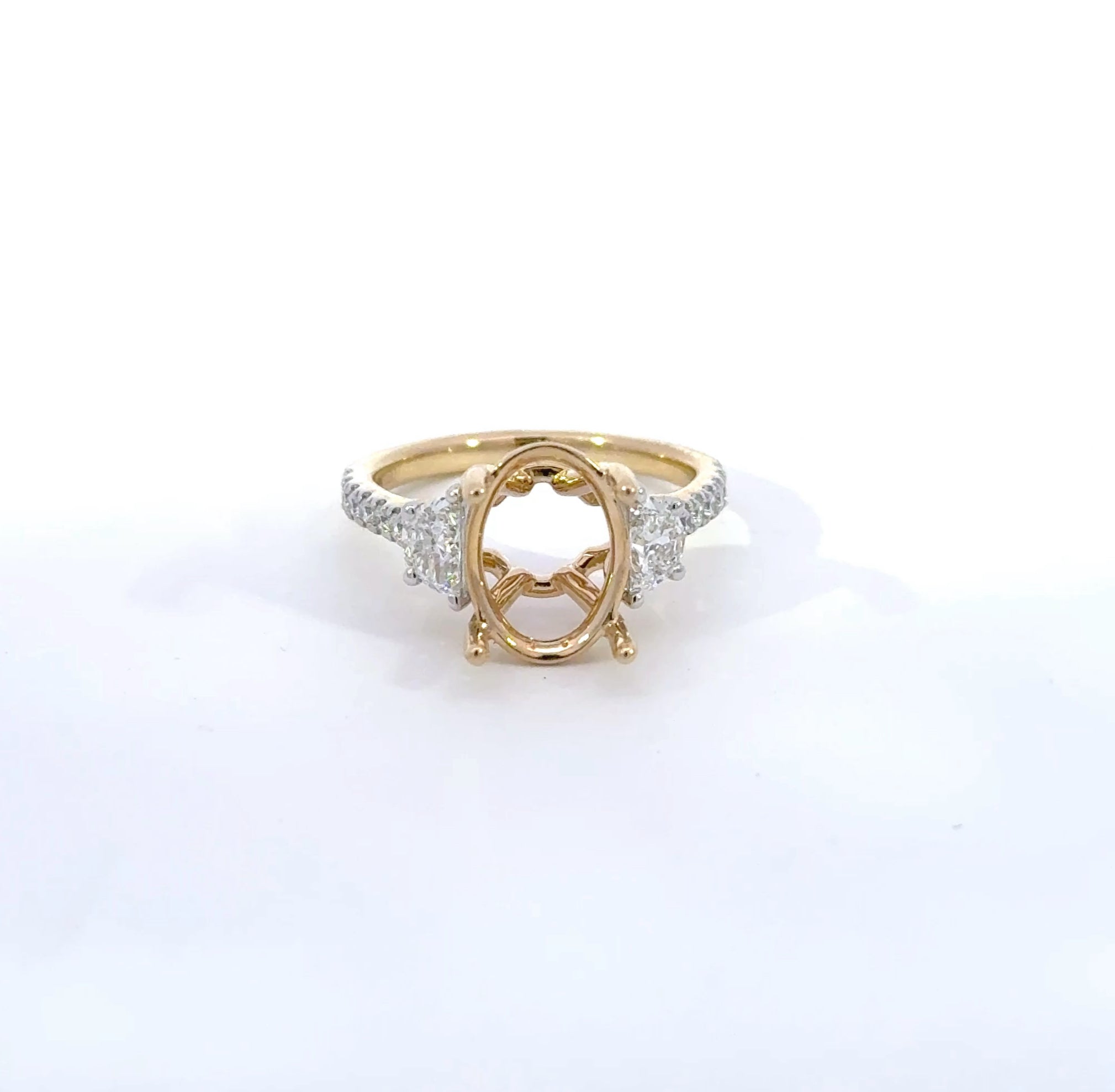 Lyra Lab Diamond Semi-Mount Engagement Ring