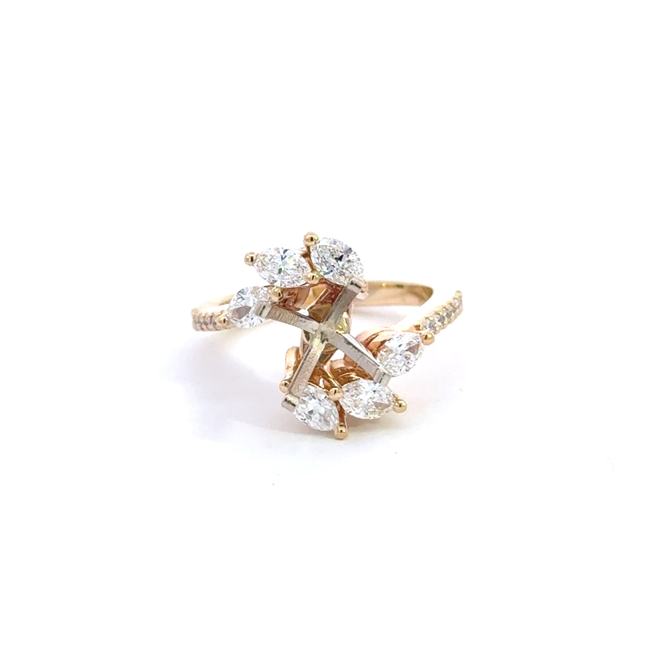 Nova Lab Diamond Semi-Mount Engagement Ring