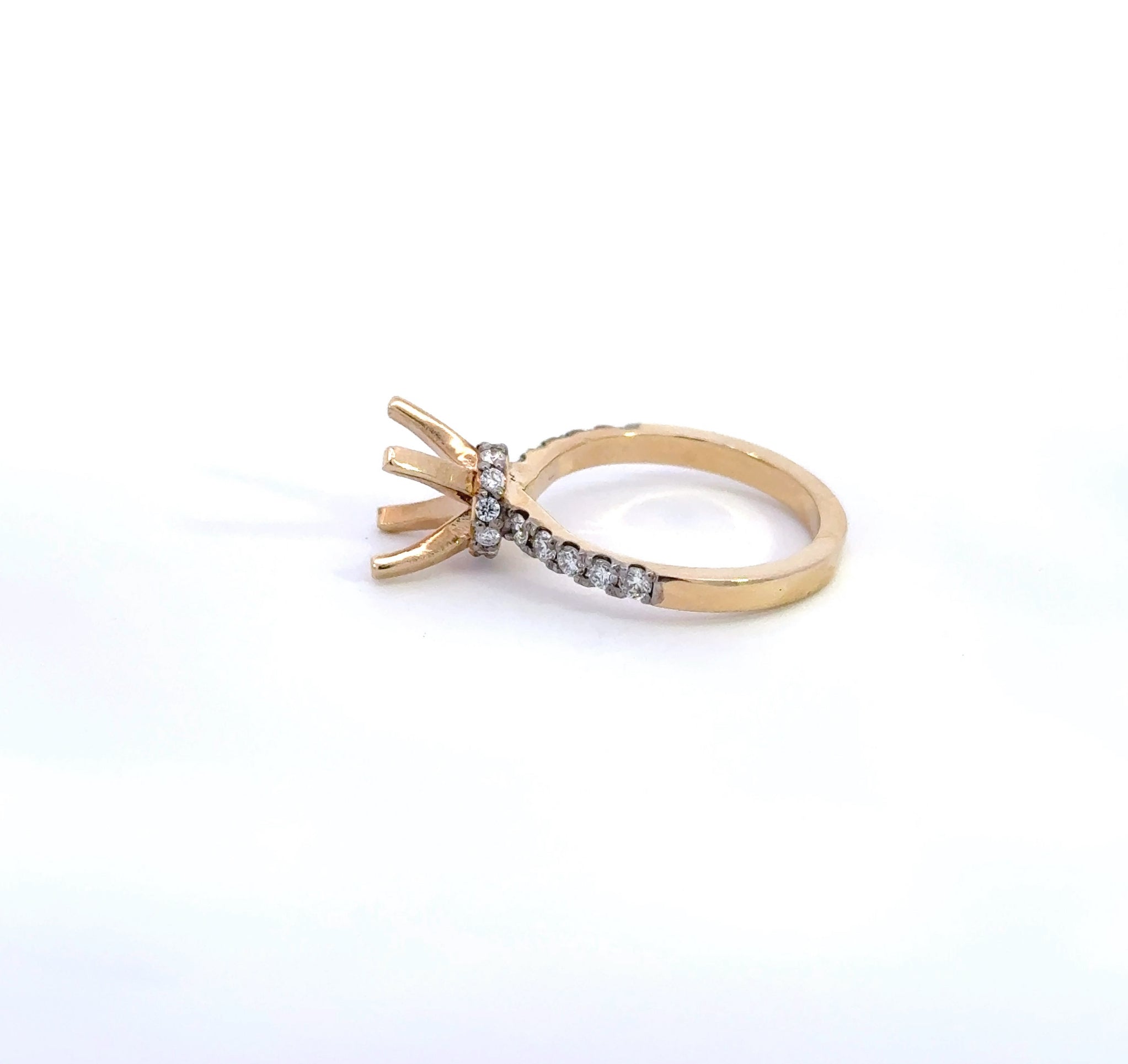Mira Lab Diamond Semi-Mount Engagement Ring