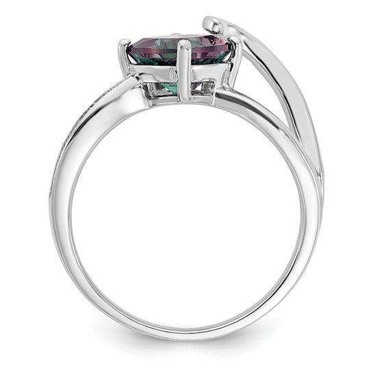 Cushion Gemstone & Diamond Rings