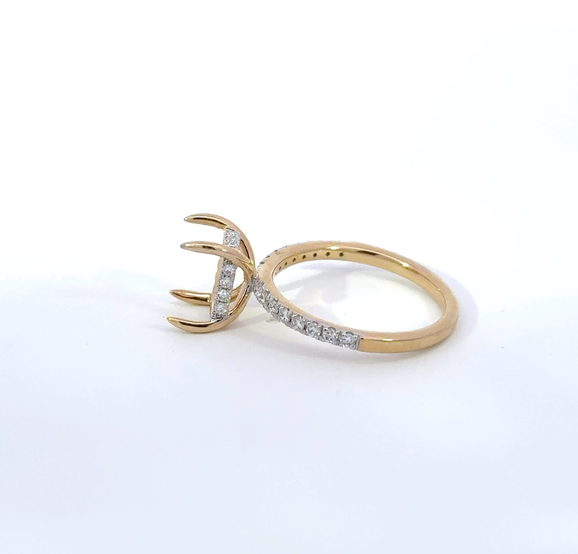 Vega Lab Diamond Semi-Mount Engagement Ring