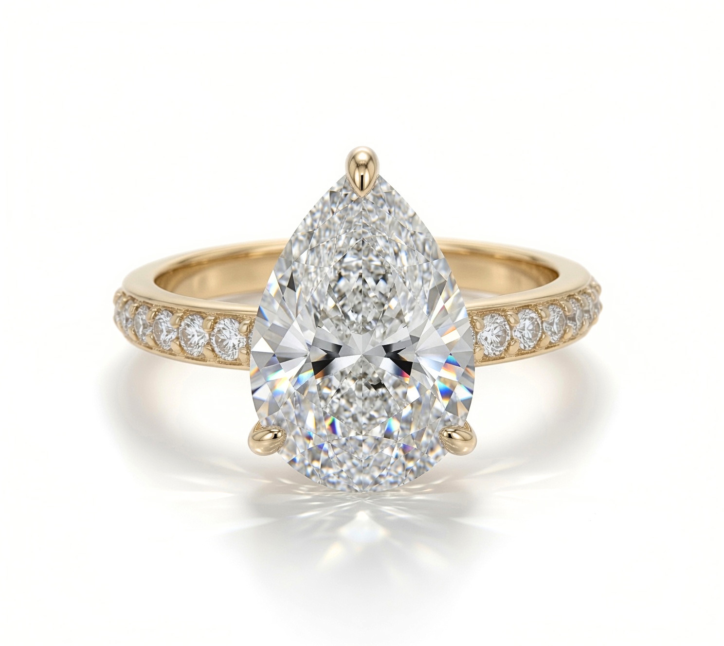 Spica Lab Diamond Semi-Mount Engagement Ring