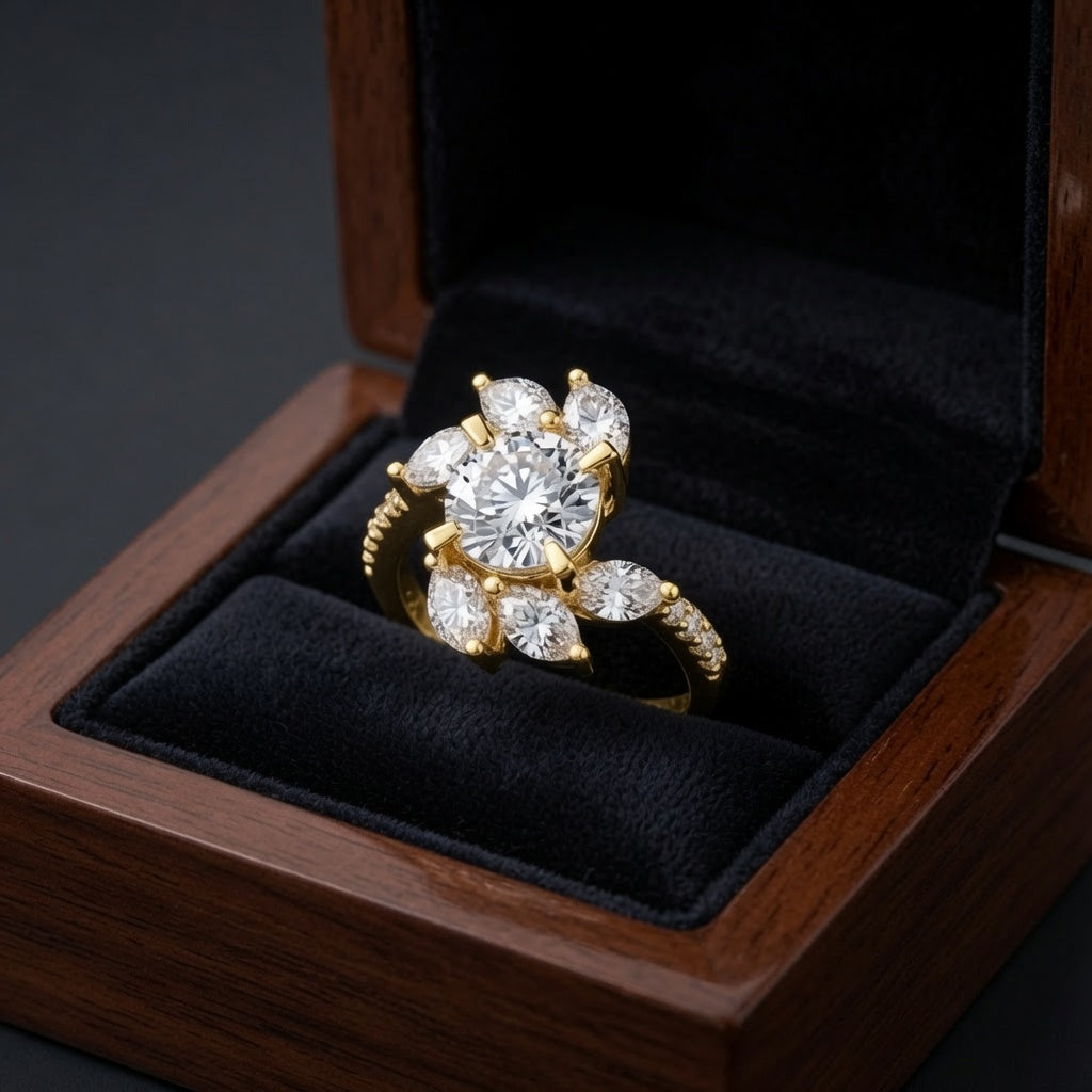 Nova Lab Diamond Semi-Mount Engagement Ring