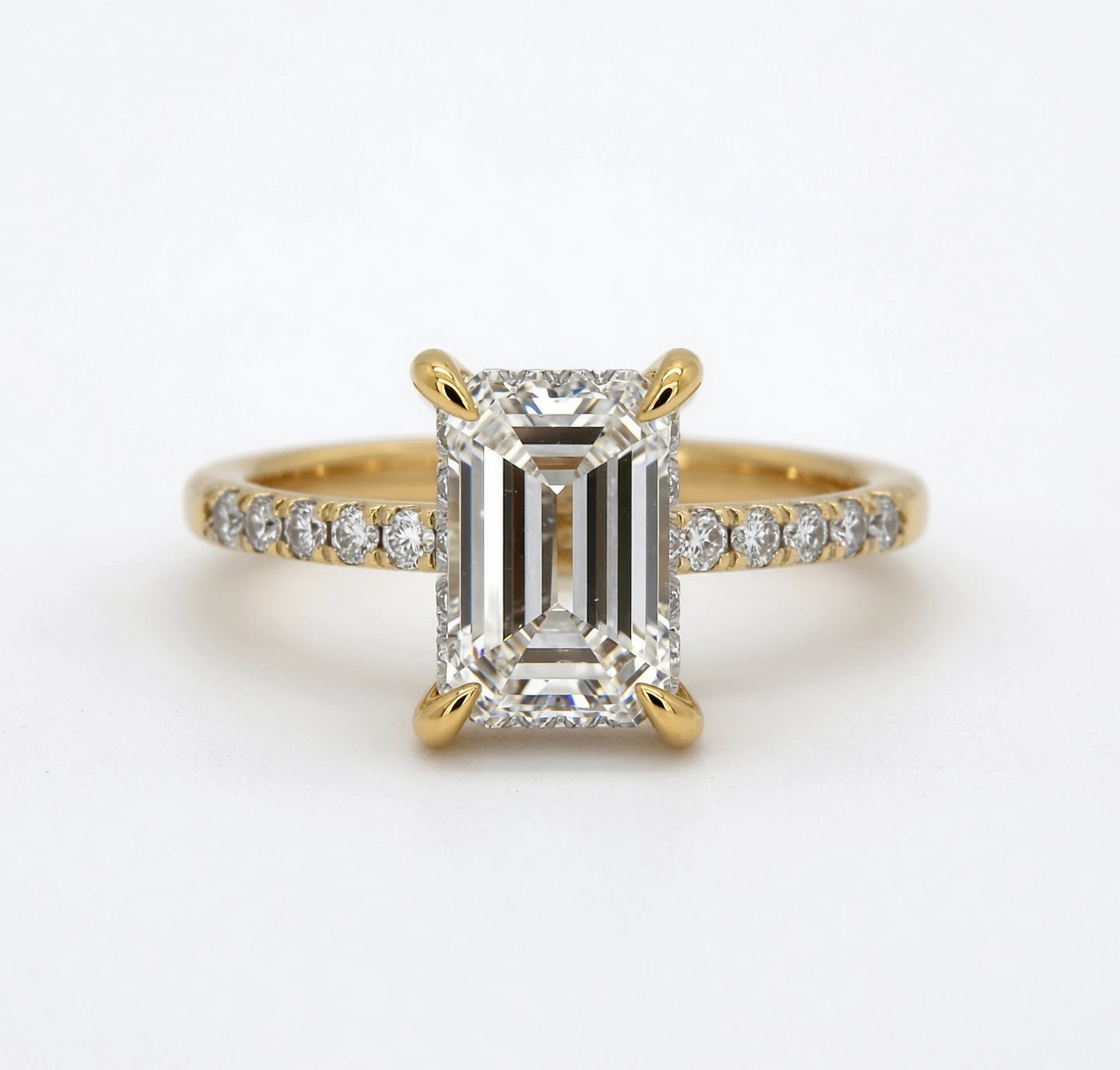 Vega Lab Diamond Semi-Mount Engagement Ring