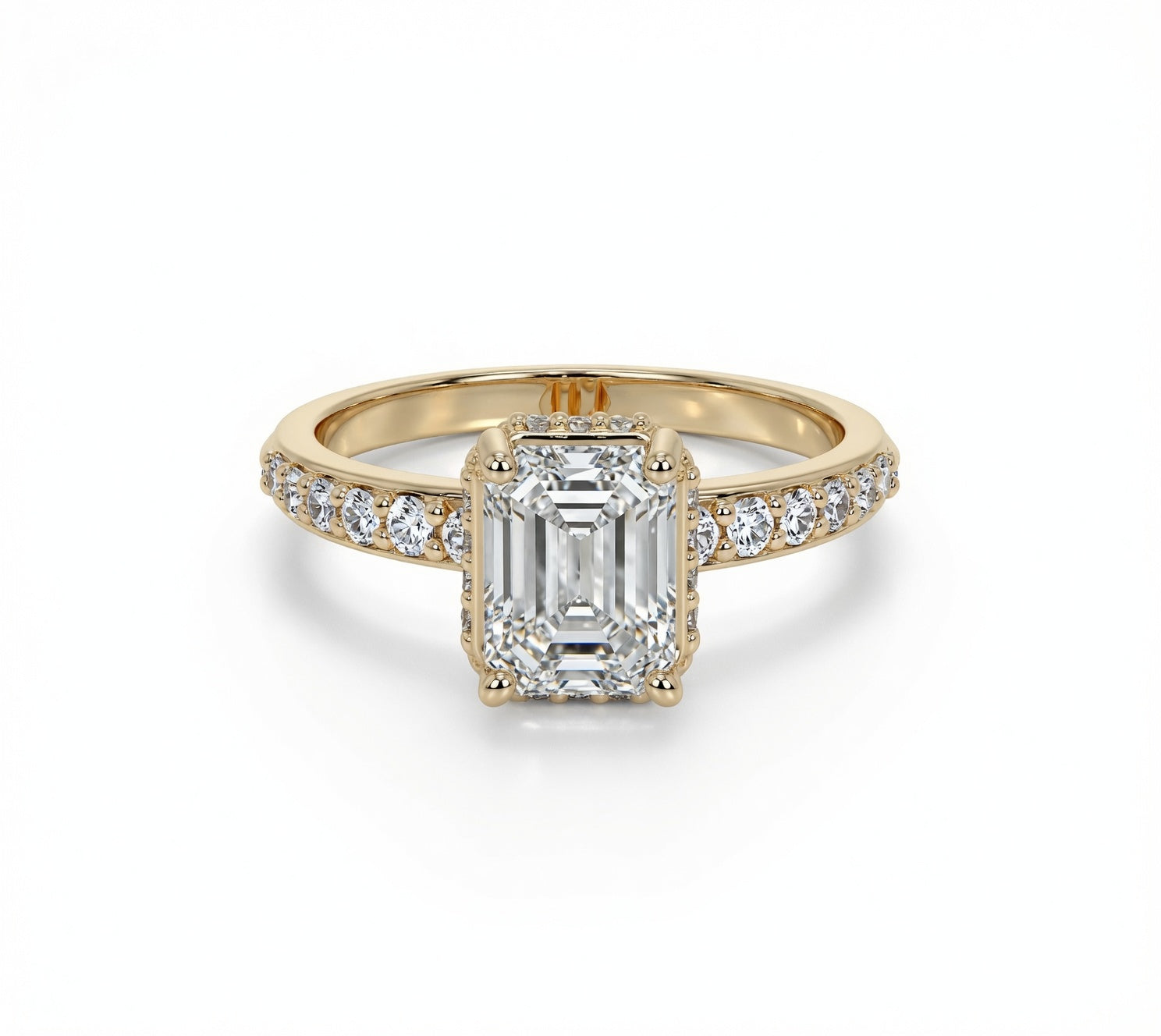 Auric Lab Diamond Semi-Mount Engagement Ring