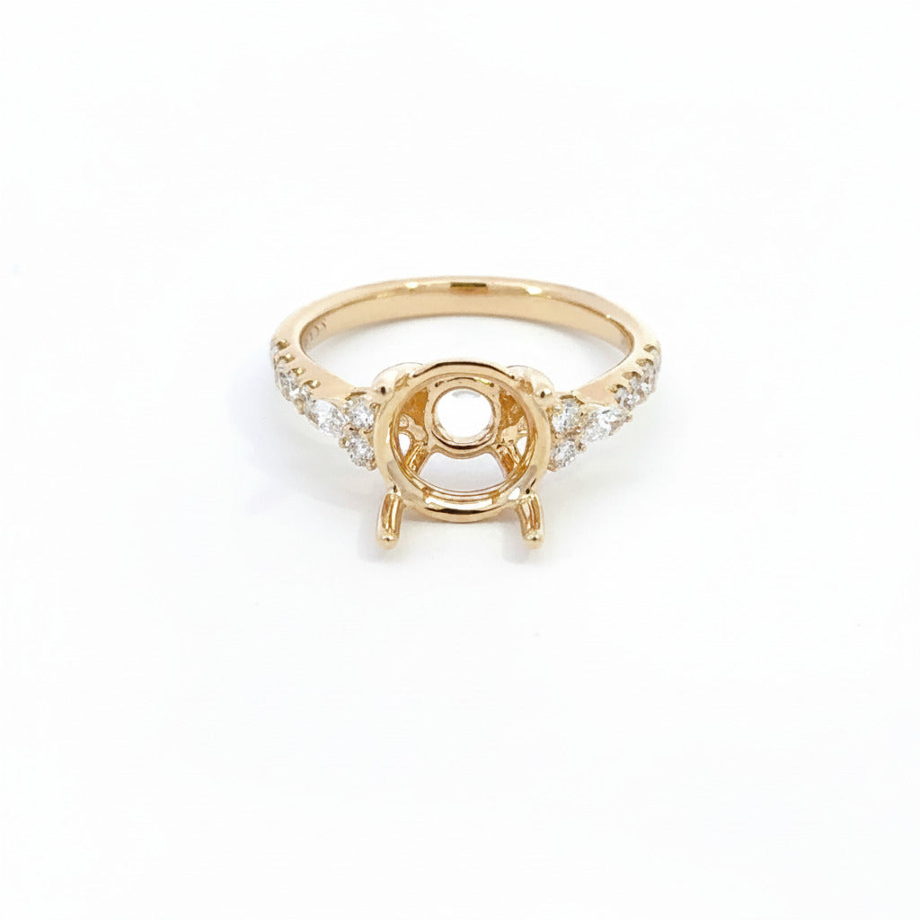 Aura Semi-Mount Engagement Ring