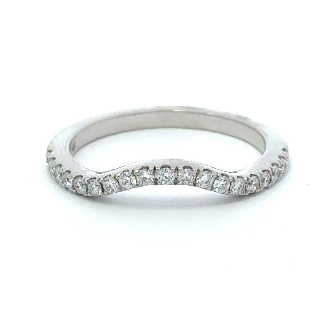 14K WHITE GOLD OVAL LAB PINK DIAMOND RING 4.06 CTW