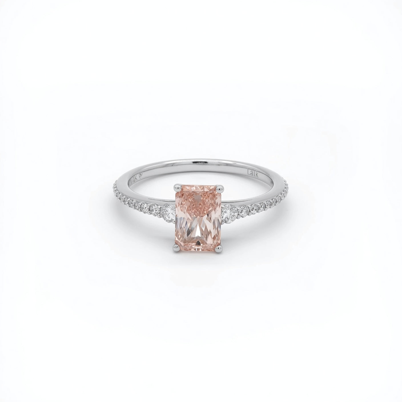 Seren Lab Pink Diamond Engagement Ring