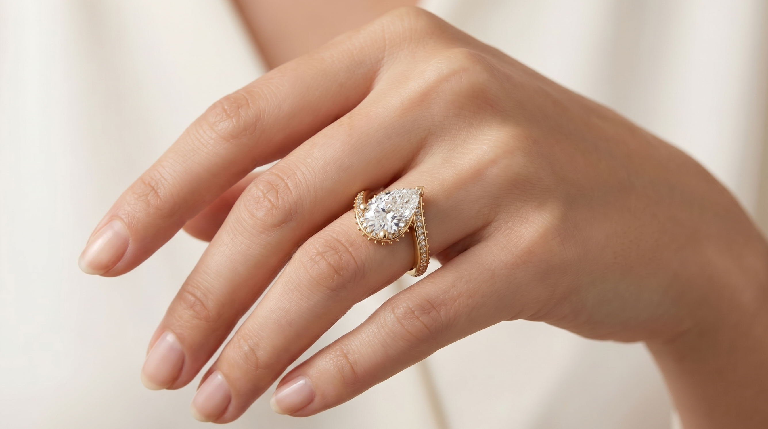 The Ridge Lab Diamond Engagement Ring