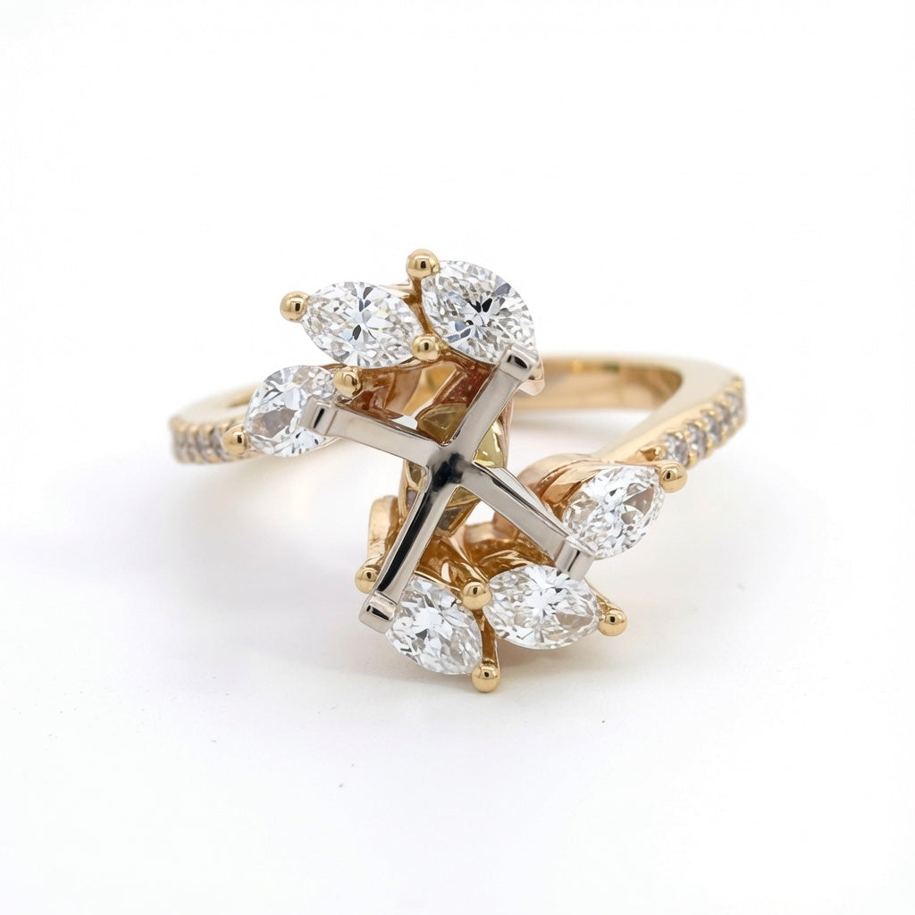 Nova Lab Diamond Semi-Mount Engagement Ring