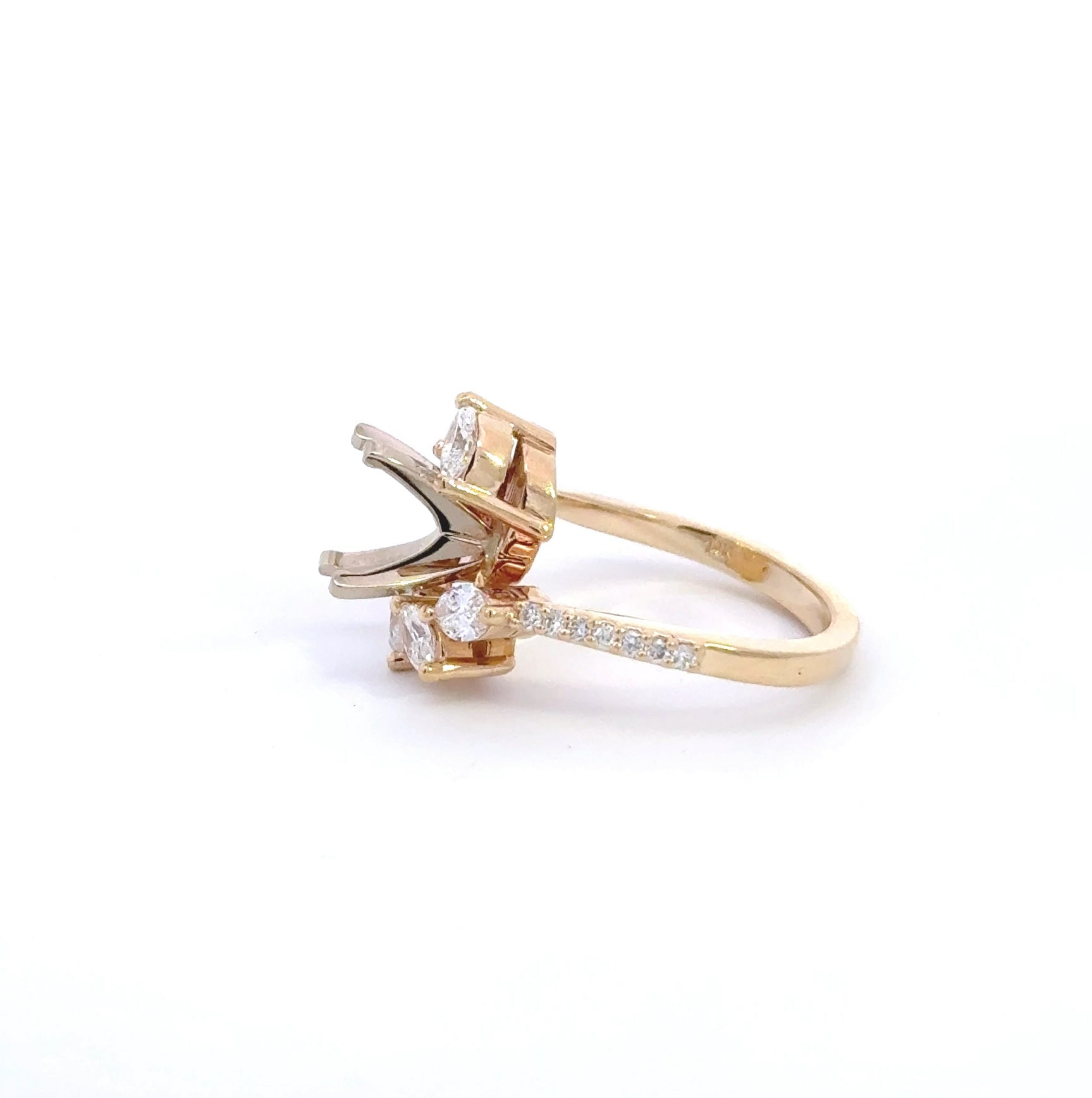 Nova Lab Diamond Semi-Mount Engagement Ring