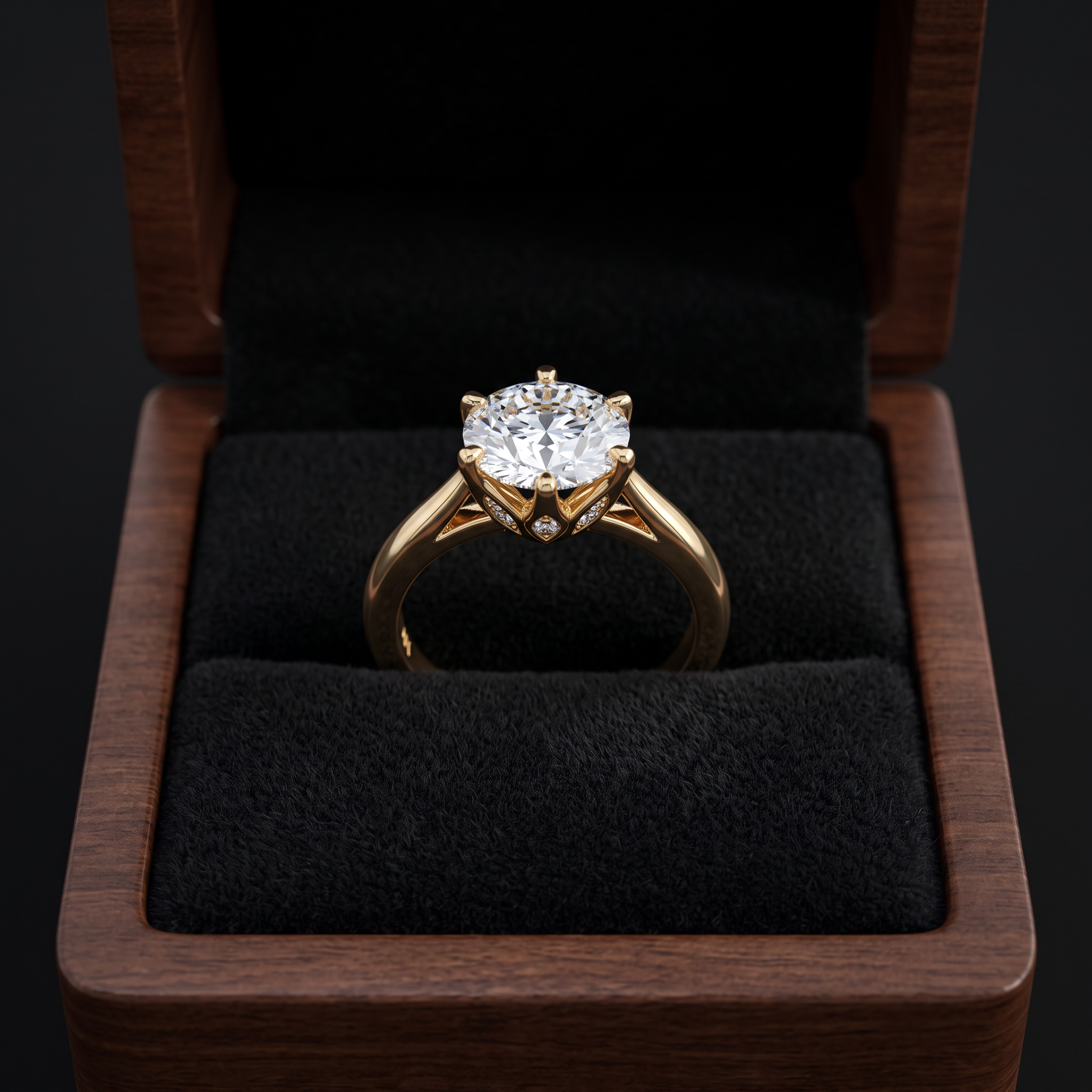 Altair Lab Diamond Semi-Mount Engagement Ring