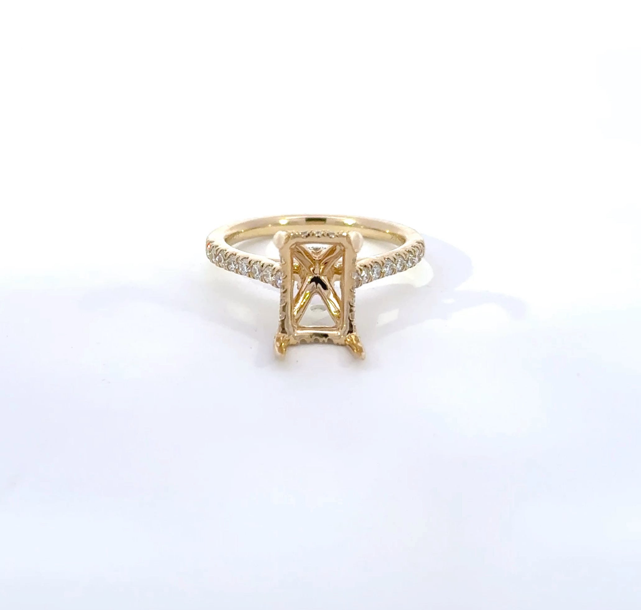Ara Crown Semi-Mount Engagement Ring
