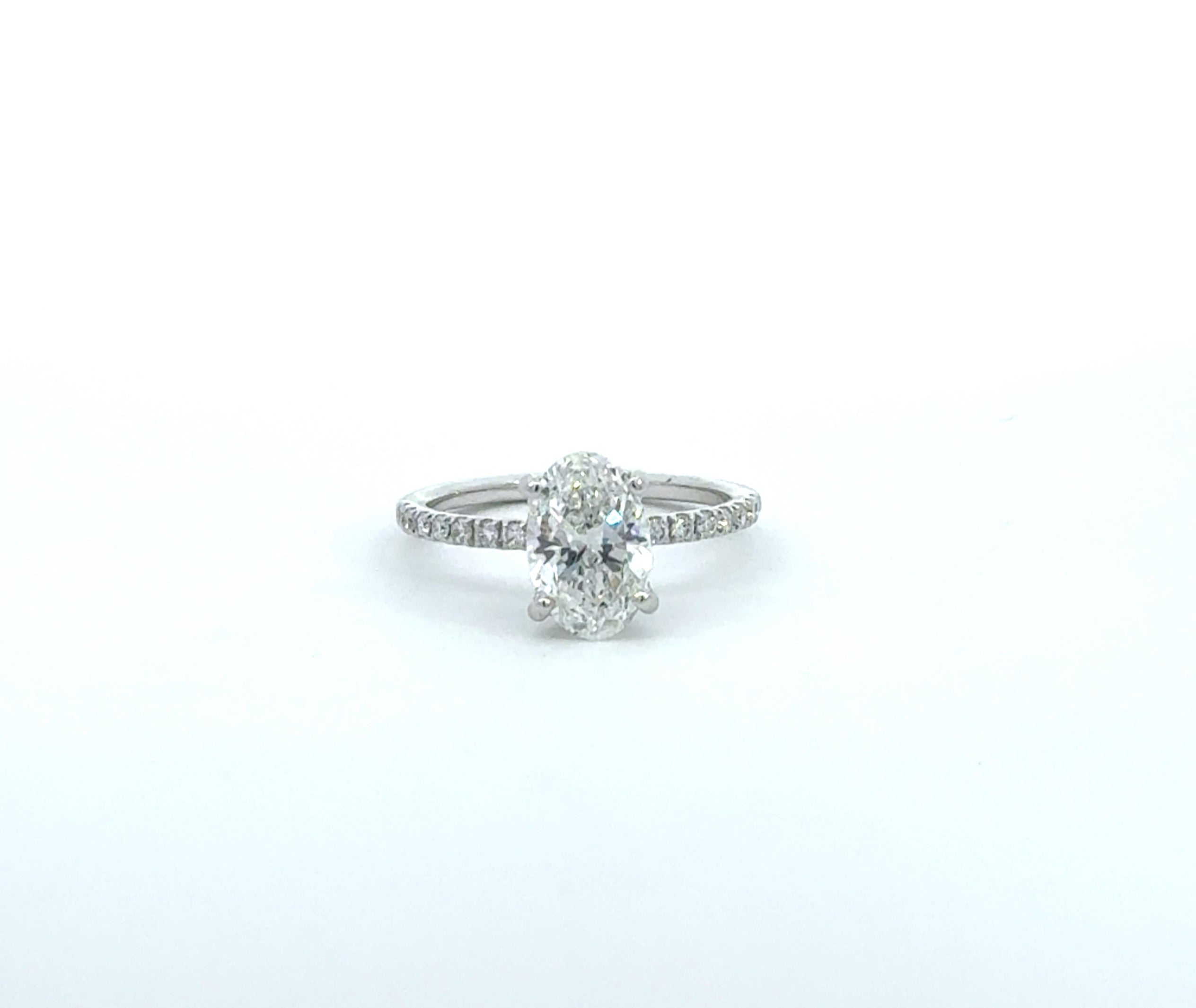 Maia Oval Lab Diamond Engagement Ring