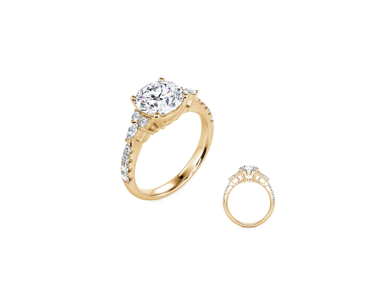 Aura Semi-Mount Engagement Ring