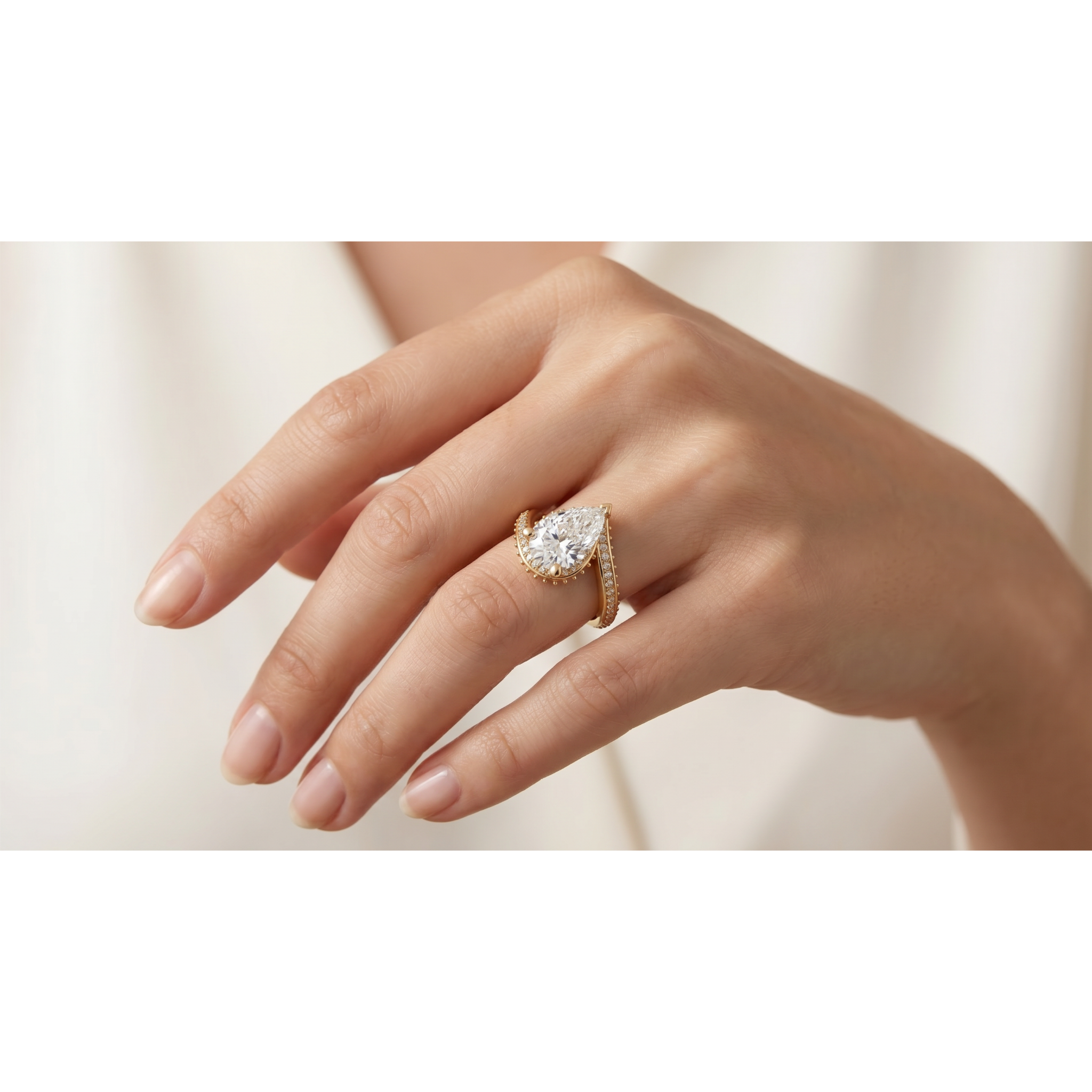 The Ridge Lab Diamond Engagement Ring