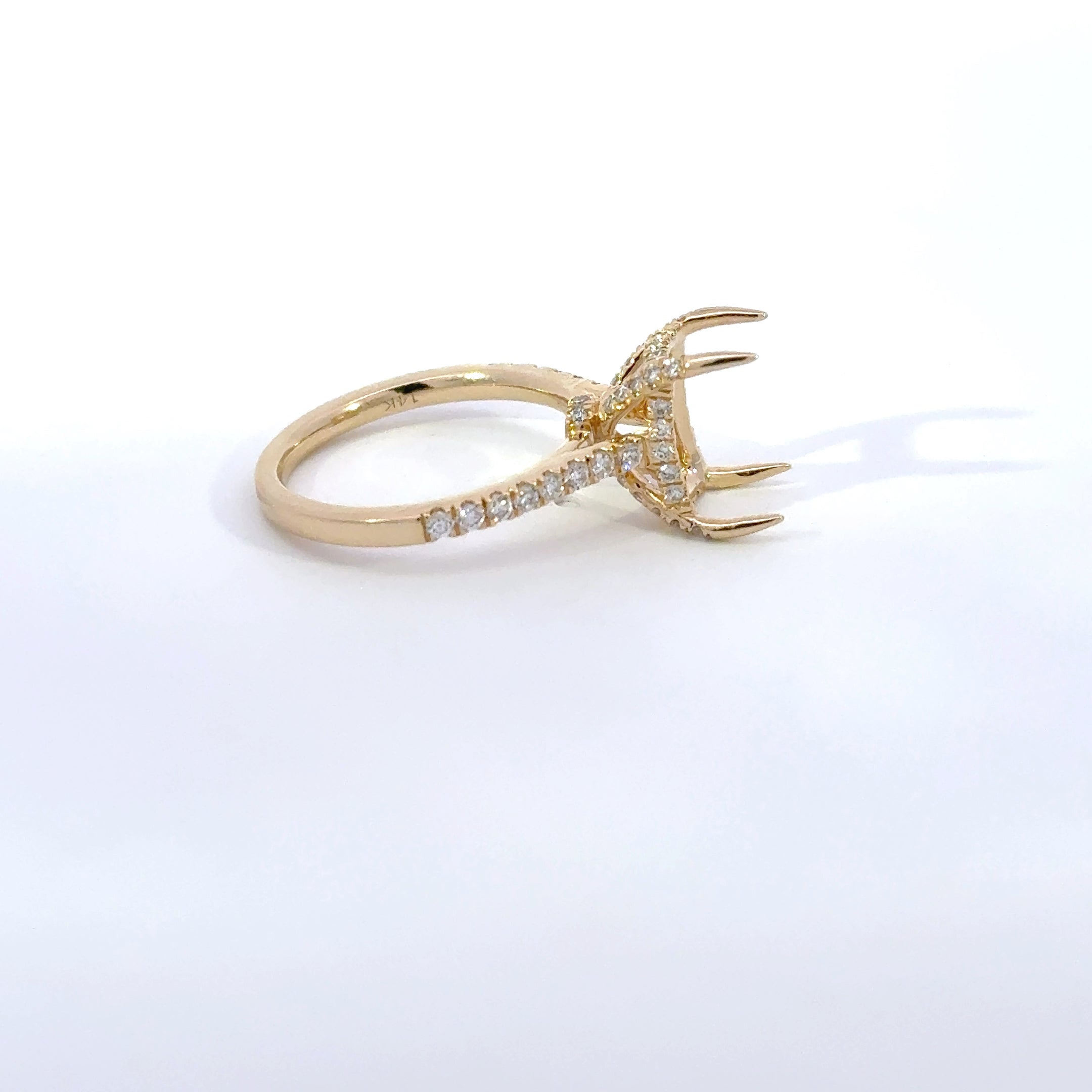 Ara Crown Semi-Mount Engagement Ring