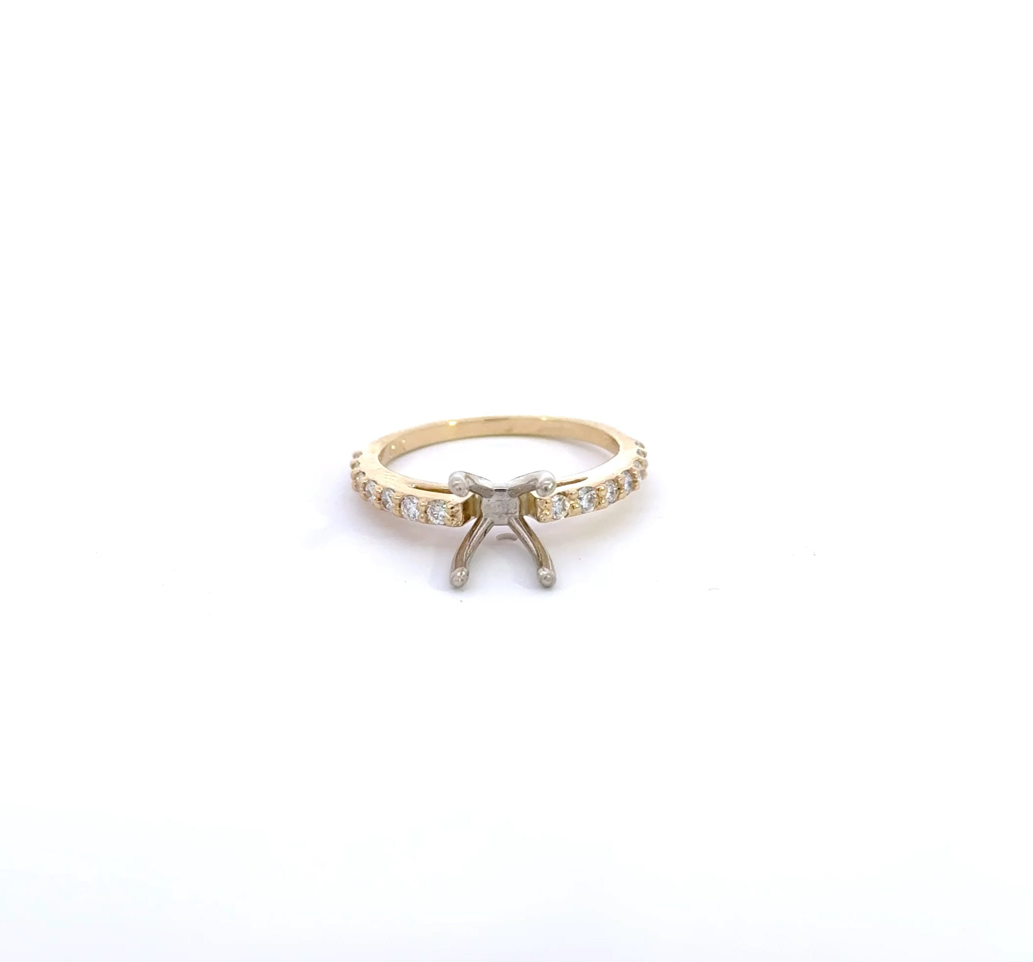 Castor Semi-Mount Engagement Ring