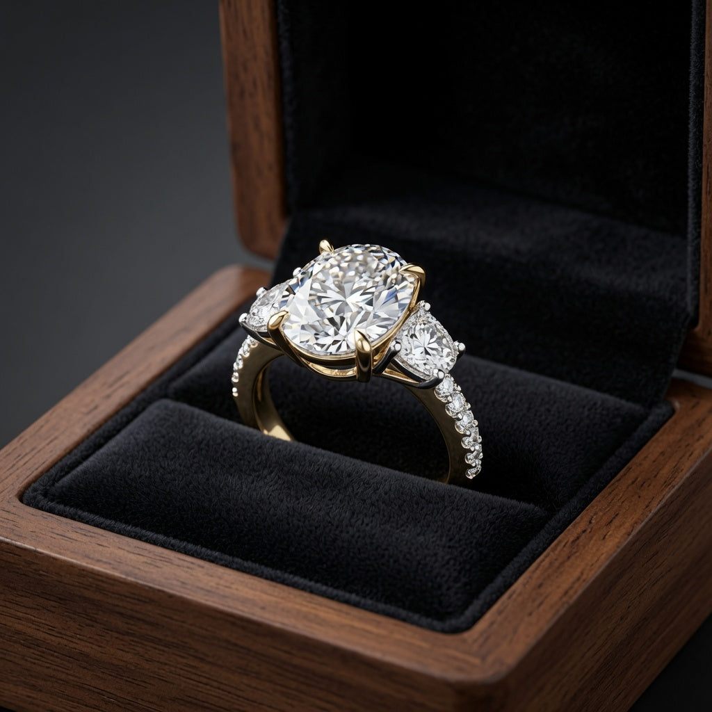 Lyra Lab Diamond Semi-Mount Engagement Ring