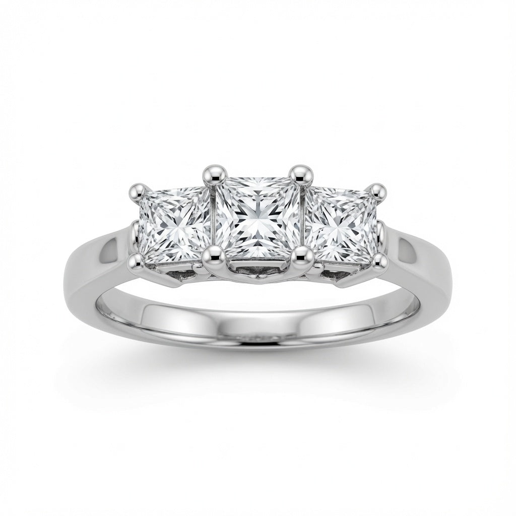 The Trinity 3-Stone Bridal Ring