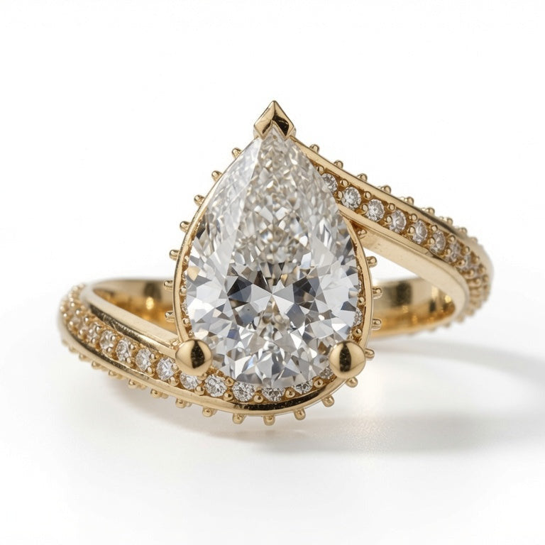The Ridge Lab Diamond Engagement Ring