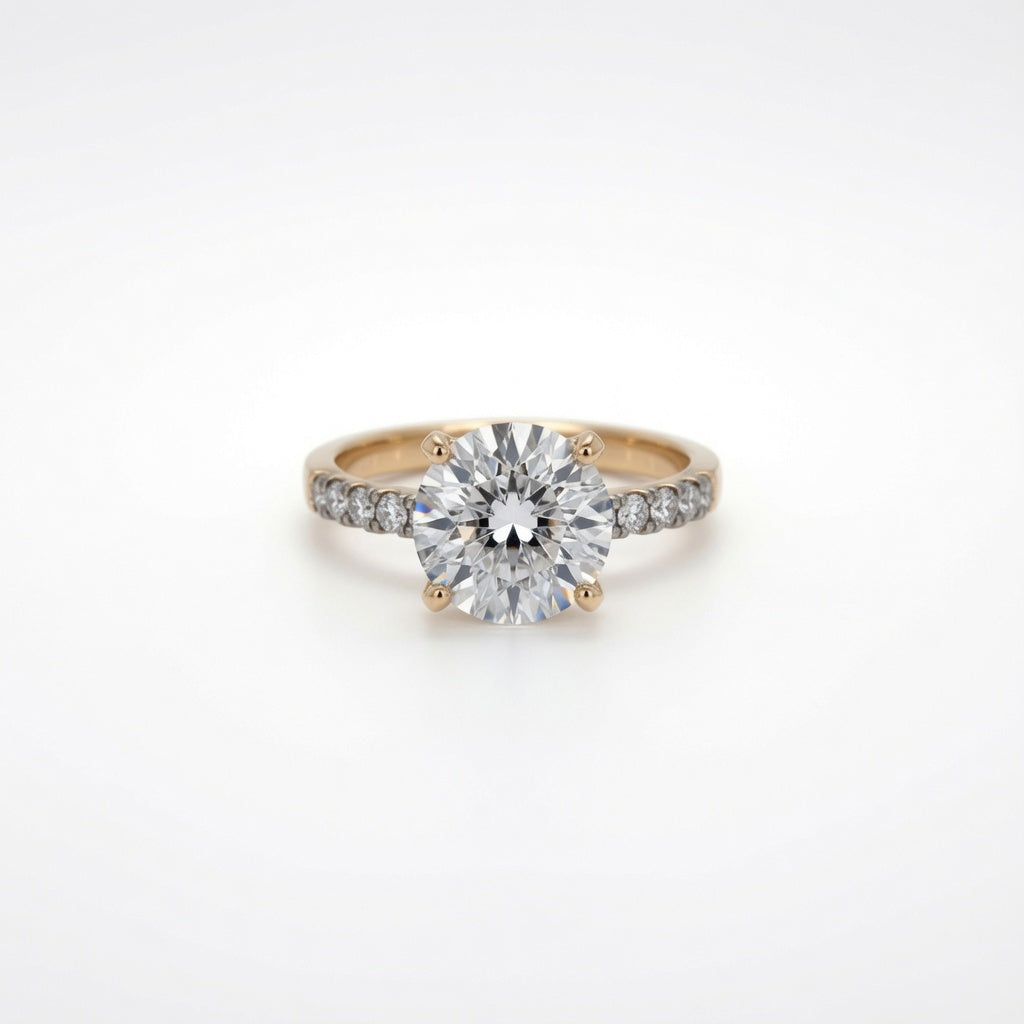 Mira Lab Diamond Semi-Mount Engagement Ring