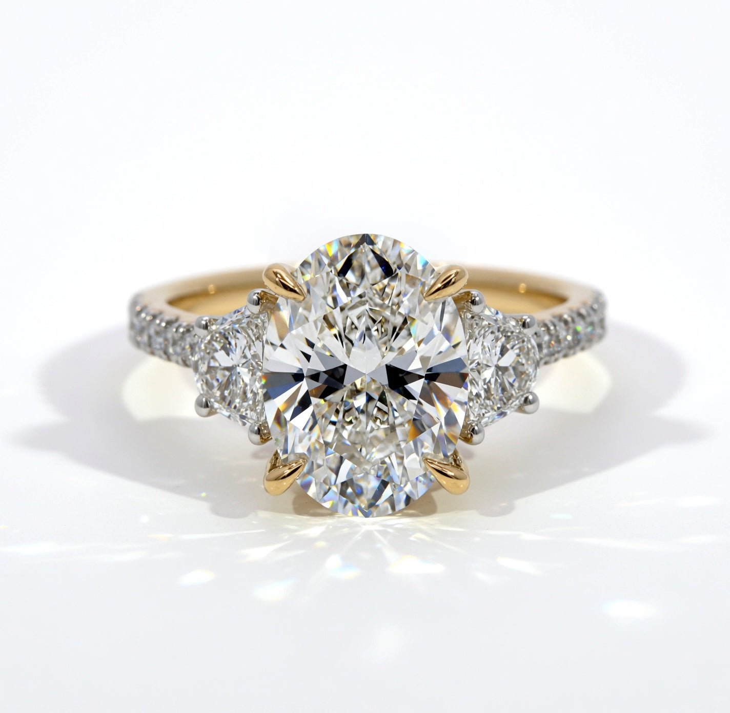 Lyra Lab Diamond Semi-Mount Engagement Ring