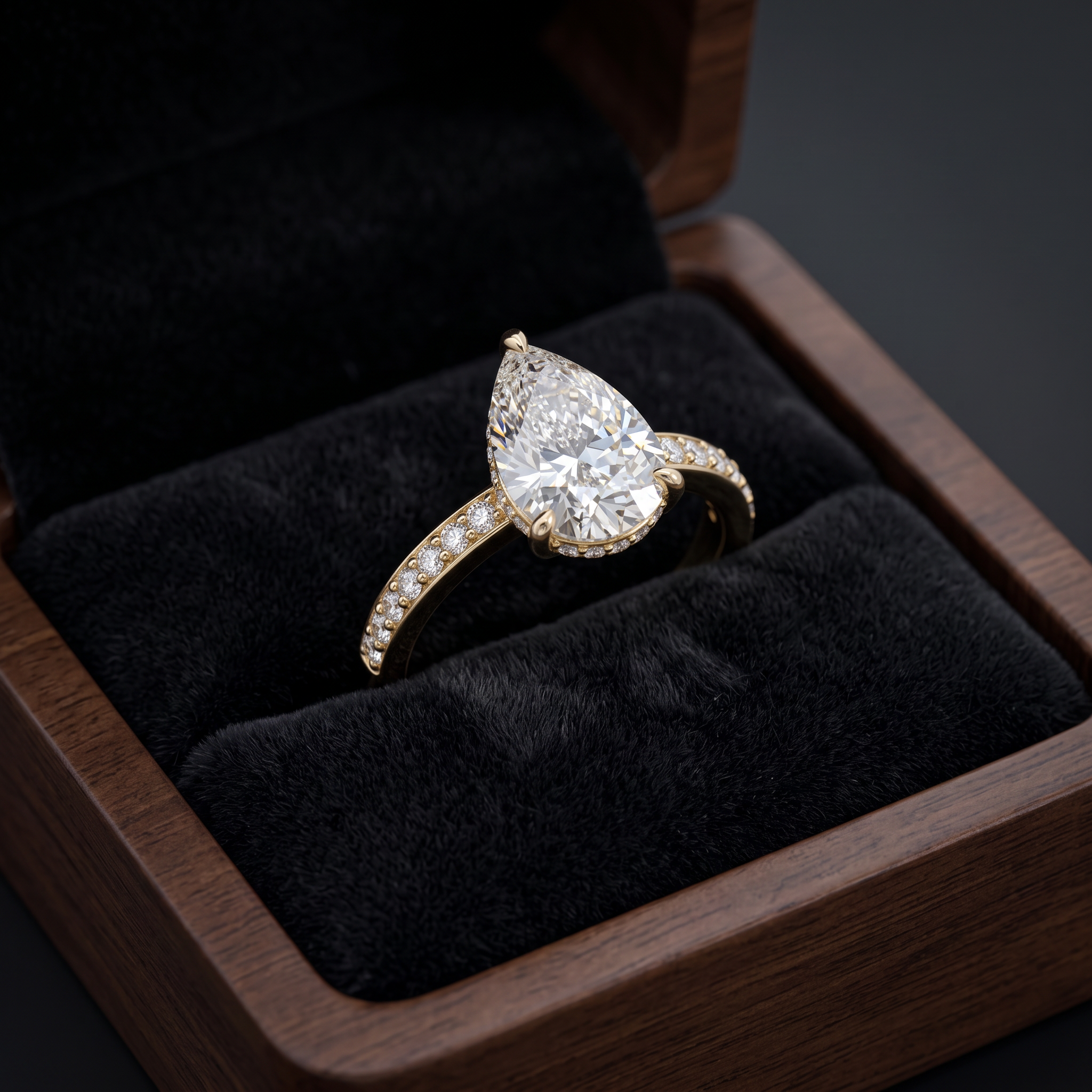 Spica Lab Diamond Semi-Mount Engagement Ring