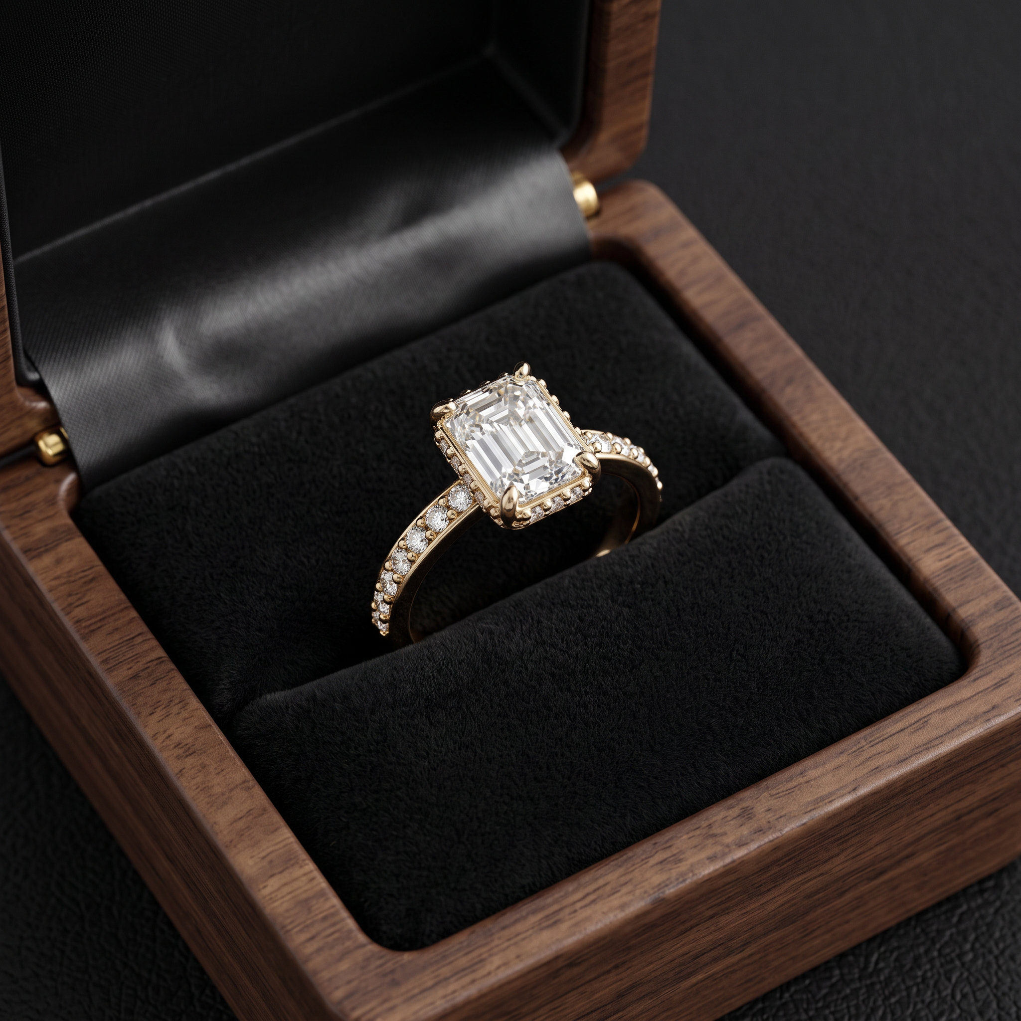 Auric Lab Diamond Semi-Mount Engagement Ring