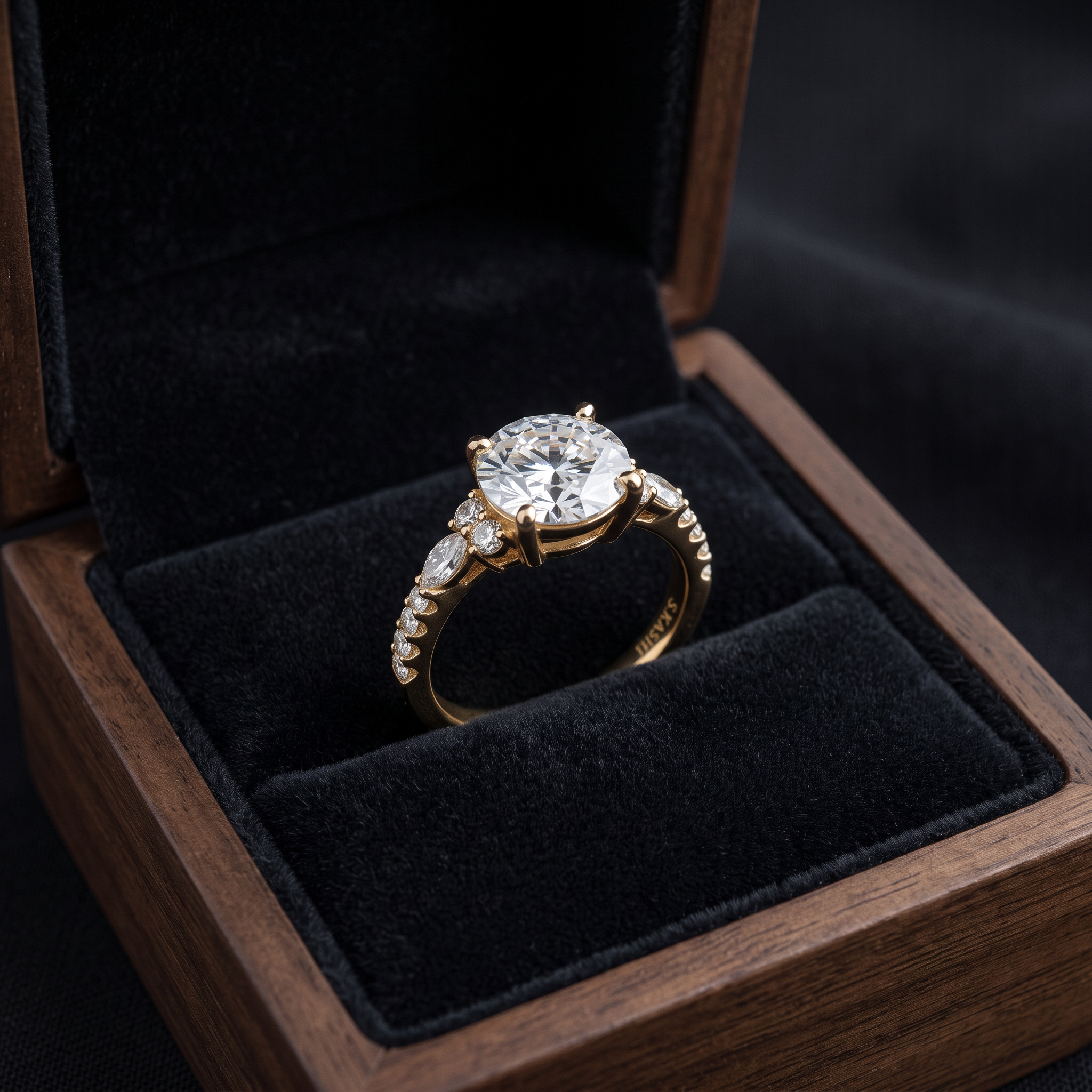 Aura Semi-Mount Engagement Ring